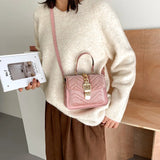 Retro Velvet Crossbody Bag One-Shoulder Kelly Bag B136