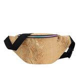 Sequin Snakeskin Waist Bag Single Shoulder Messenger Bag
