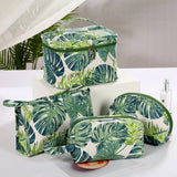 Travel Ladies Canvas Storage Bag, Creative Printing Cosmetic Beauty Wash Bag