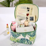 Travel Ladies Canvas Storage Bag, Creative Printing Cosmetic Beauty Wash Bag