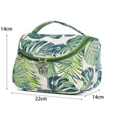Travel Ladies Canvas Storage Bag, Creative Printing Cosmetic Beauty Wash Bag