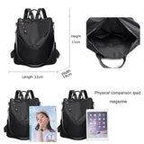 Oxford Cloth Backpack Female Anti-theft Shoulder Bag