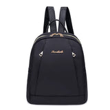 Women's Leisure Backpack Oxford Nylon Waterproof Travel Bag