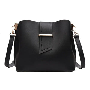 Large Capacity Women's Shoulder Bag, PU Material