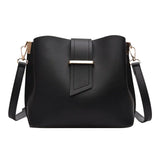Large Capacity Women's Shoulder Bag, PU Material