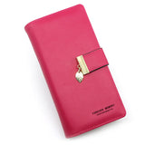 Women's Large Cash Slot Wallet with Photo Slot and Mobile Phone Bag