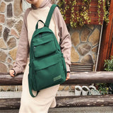 Waterproof Nylon Lady Backpack Girl School Bag Lady Travel Backpack