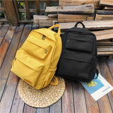 Waterproof Nylon Lady Backpack Girl School Bag Lady Travel Backpack