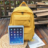 Waterproof Nylon Lady Backpack Girl School Bag Lady Travel Backpack