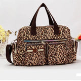 Flower Canvas Bag Handbag Large Capacity Shoulder Bag Messenger Bag