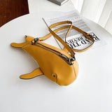 Flowers Pendant Handbag Women's Boston Bag PU Messenger Bag