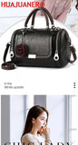 Flowers Pendant Handbag Women's Boston Bag Ladies Crossbody Bag