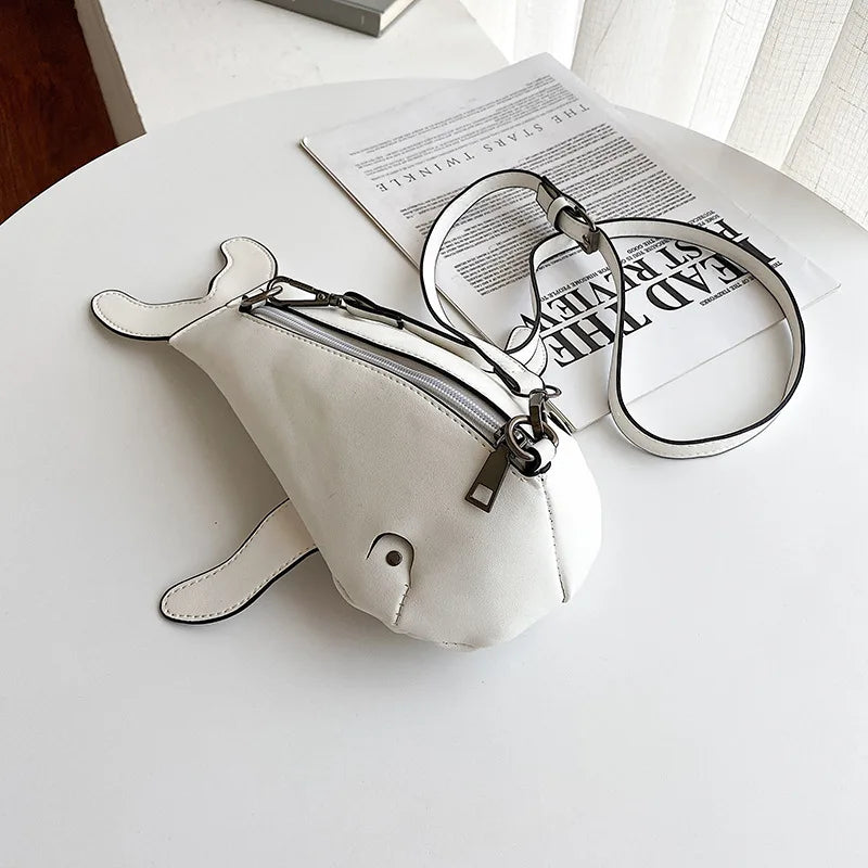 Flowers Pendant Handbag Women's Boston Bag PU Messenger Bag
