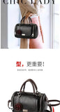 Flowers Pendant Shoulder Bag Boston Bag