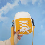 Girl Creative Stitching Canvas Messenger Bag