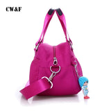 Nylon Oxford Shoulder Bag Small Casual Handbag