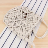 National Wind Woven Bag Retro Straw Beach Holiday Bag