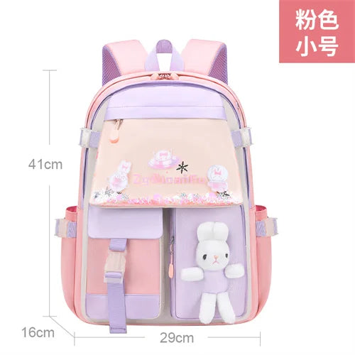 Princess Waterproof Schoolbag for Girls