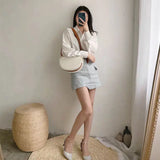 Retro Winter PU Leather Saddle Bag - 2021 Fashion All-Match Women's