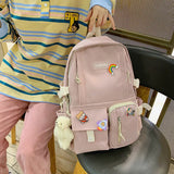 Large-Capacity Waterproof School Bag Backpack for Women