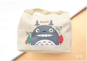 Totoro Lunch Bag Insulated Carry Storage Picnic Bag Pouch Lunch Bag for Women Ki