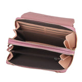 Women's Long Wallet Shoulder Bag Double Zipper Diagonal Multi-function Handbag