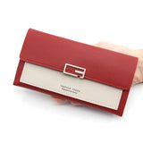Women's Multi-Slot Long Wallet Handbag with Zero Purse