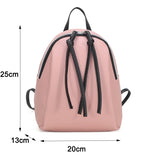 Small Leather Backpack Women Shoulder Bag MultiFunction Mini Bagpack