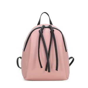Small Leather Backpack Women Shoulder Bag MultiFunction Mini Bagpack