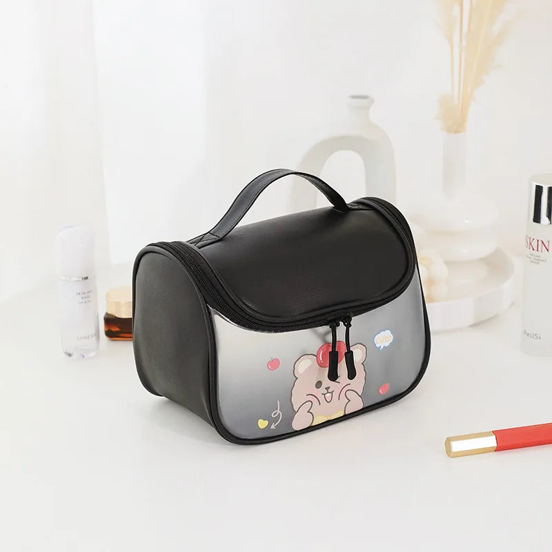 Large-capacity Cartoon Cosmetic Bag with Hook