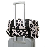 Large-Capacity Sports Shoulder Bag Cow Pattern Travel Backpack