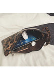 Leopard Clutch Bag Envelope Style Women's Leather Clutch