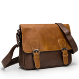 Men's Vintage One Shoulder Small Backpack Bag