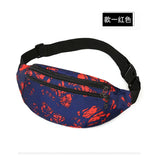 Men Holographic Waist Bag Sport Fanny Pack Crossbody Chest Bag