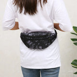 Men Holographic Waist Bag Sport Run Fanny Pack Crossbody Phone Purse