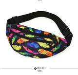 Men Holographic Waist Bag Sport Fanny Pack Crossbody Chest Bag