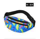 Men Holographic Waist Bag Sport Fanny Pack Crossbody Chest Bag