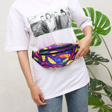 Men Holographic Waist Bag Sport Run Fanny Pack Crossbody Phone Purse