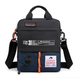 Men's One Shoulder Messenger Bag Canvas Waterproof Briefcase