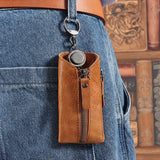 Men's Leather Key Bag Anti-Loss Multi-Functional Storage Bag