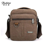Men's Canvas Messenger Bag Literary Handbag