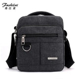 Men's Canvas Messenger Bag Literary Handbag