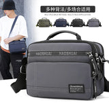 Waterproof Men's Shoulder Bag, Multi-functional Messenger Bag