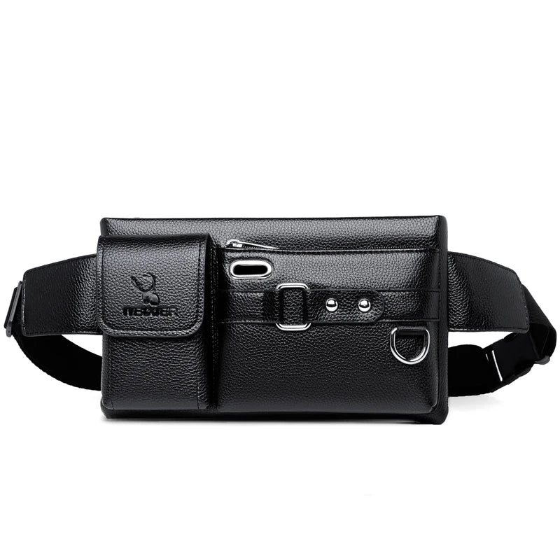 Men's Sports Waist Bag Outdoor Travel Messenger Bag