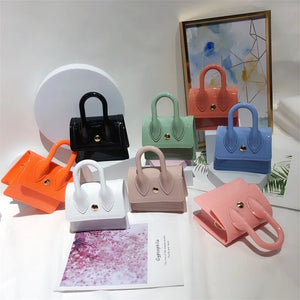 Women Summer Candy Colored Bag PVC Silicone Jelly Shoulder Messenger Bag