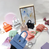 Women Summer Candy Colored Bag PVC Silicone Jelly Shoulder Messenger Bag