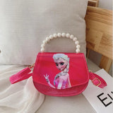 Mini Elsa Handbag Tote Girls Purse Shoulder Cartoon Messenger Bag