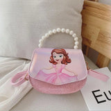 Mini Elsa Handbag Tote Girls Purse Shoulder Cartoon Messenger Bag