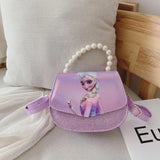 Mini Elsa Handbag Tote Girls Purse Shoulder Cartoon Messenger Bag