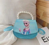 Mini Elsa Handbag Tote Girls Purse Shoulder Cartoon Messenger Bag